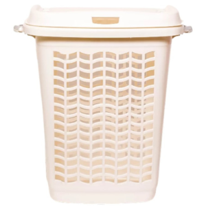 Cesto rectangular para ropa c/tapa 50L