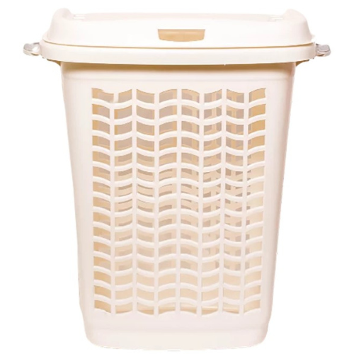 Cesto rectangular para ropa c/tapa 50L
