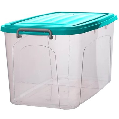 Caja organizadora c/tapa color 30L