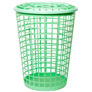 Canasto circular para ropa c/tapa 60L
