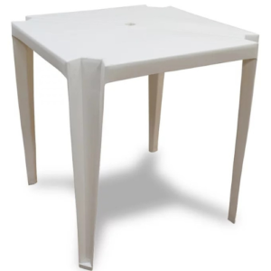 Mesa plástica cuadrada