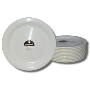 Plato playo mediano blanco
