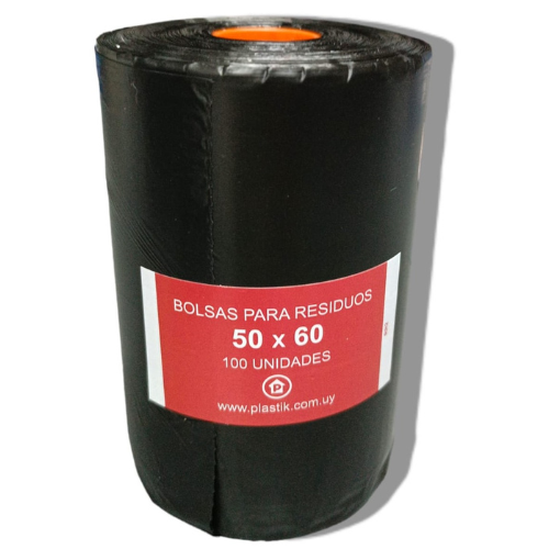 Rollo bolsa de residuos 50x60cm – 100 Unidades