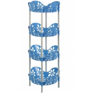 Rack 4 estantes flor calado