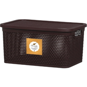 Caja Rattan 2.5L Marrón
