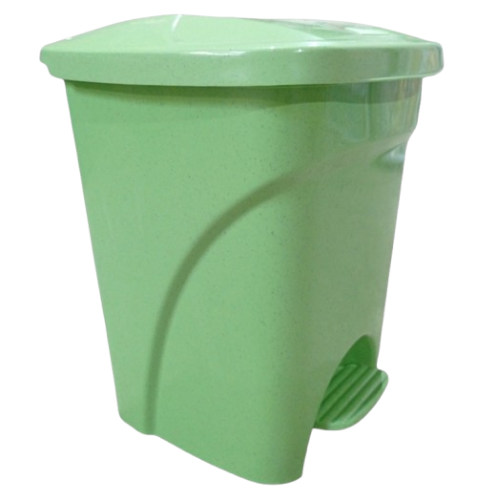 Contenedor para residuos c/pedal 7L Verde