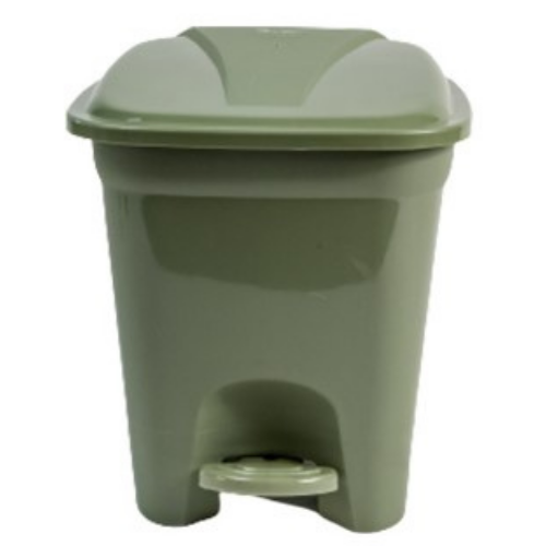 Contenedor para residuos cuadrado 7.5L Verde