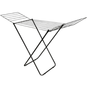 Tendedero acero pie Bs. As negro