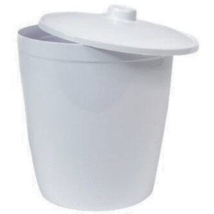 500x500 (15) Contenedor Pia c/tapa 5L Blanco