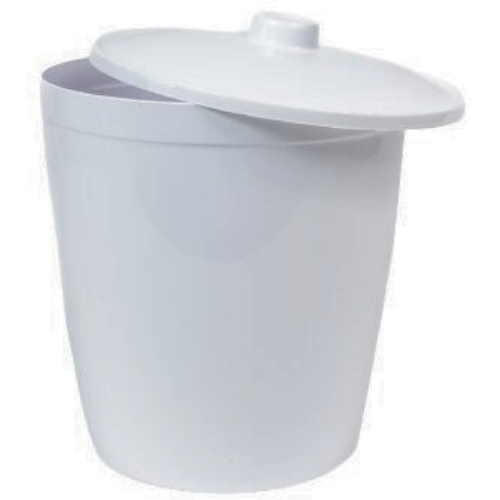 Contenedor Pia c/tapa 5L Blanco