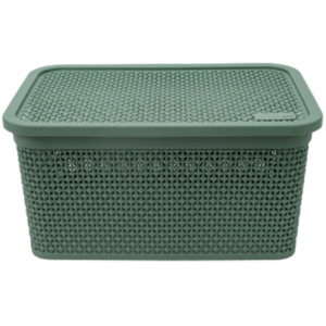 Caja Rattan 2.5L Verde