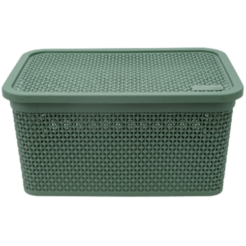 Caja Rattan 2.5L Verde